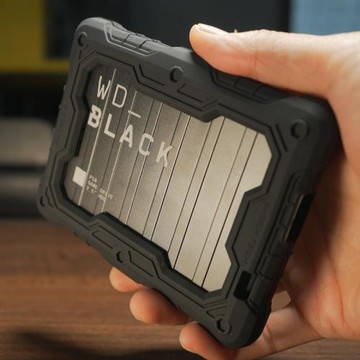 肥熊適用于西部數據 西數 WD_BLACK P10黑盤 移動硬盤防摔保護套戰術軍事風防震硅膠套防滑外套