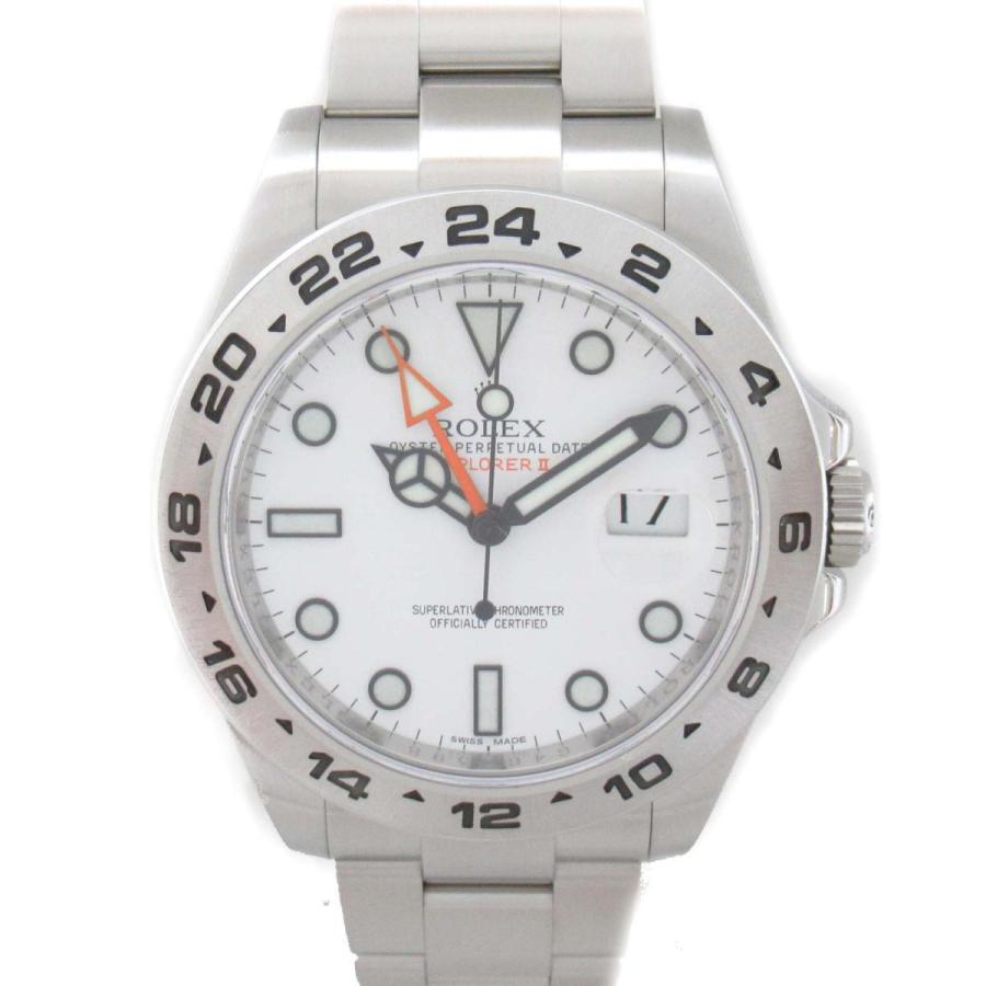 ROLEX 216570 エクスプローラー2 腕時計 SS SS メンズ