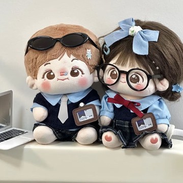 ⭐台灣出貨 10cm娃衣 班級日誌 “仔仔班”套裝娃衣 棉花娃娃 娃衣 甜美學院風娃衣 娃娃配件 娃娃裝 娃娃衣服 娃衣