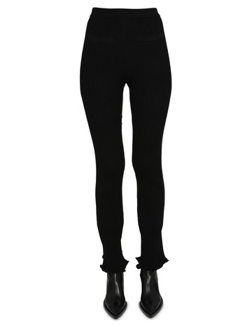 paco rabanne flare leggings.