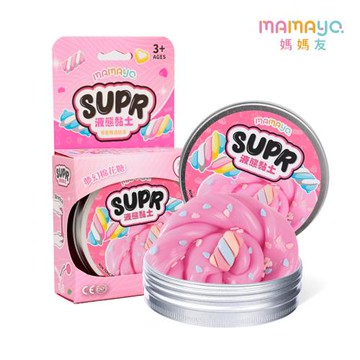 【mamayo】液態黏土奇幻系列-棉花糖(夢幻粉/紓壓玩具/史萊姆/黏土玩具/安全無毒)