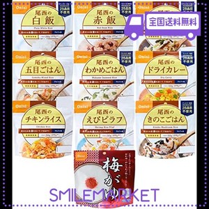 尾西食品 アルファ米10種類セット (非常食・保存食)