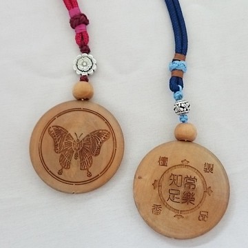 ㊣印度老山檀香木掛飾－蝴蝶