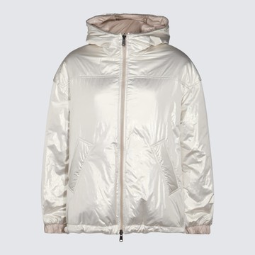 Brunello Cucinelli White Down Jacket