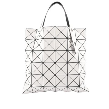 ISSEY MIYAKE BAO BAO LUCENT 6X6 亮面手提包(白色)