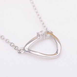 現貨+預購 925純銀項鍊 文字吊墜-D創意簡單母親節生日情人節禮物女配件73v156【獨家進口】【米蘭精品】