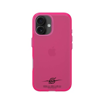 iPhone 16 Clear 粉漾桃 - 火影忍者 Naruto - LOGO系列-Anti Leaf