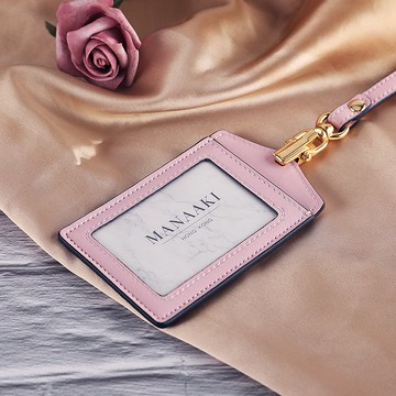 【MANAAKI】龍蝦扣皮革工作證件套(直式/橫式)(標準扣/伸縮扣)