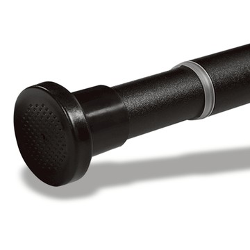 希爾德科 超強力長度調節免釘簡易安裝伸縮桿  黑色的  110-200cm