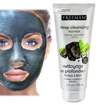 Freeman木炭黑糖狠清粉刺黑泥膜★市價750