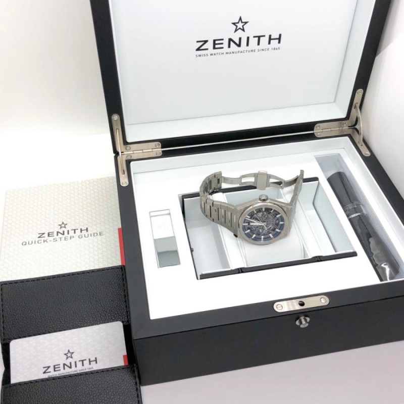 国内正規品】 美品 ゼニス デファイ クラシック ZENITH 95.9000.670/78.M9000 チタン ブレス 中古 腕時計 |  LINEブランドカタログ