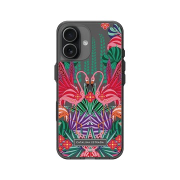 iPhone 17 Clear (相機按鈕) 酷墨灰 - Catalina Estrada - Flamingo