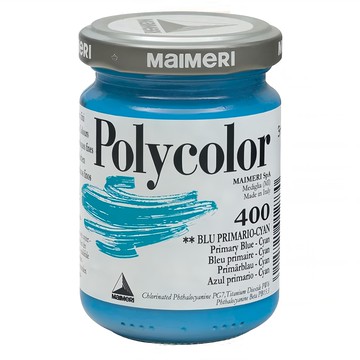 MaIMeRI 美利 POLYCOLOR 重稠壓克力 400 MA-1220400 PRIMARY BLUE 原藍色  140ml  1色