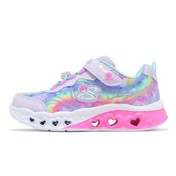 Skechers 燈鞋 Flutter Heart Lights-Groovy SWIRL 中童 閃燈 發光 童鞋 303253LLVAQ
