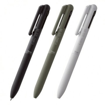 飛龍PENTEL Calme靜暮 三用輕油性筆-0.5mm黑+紅+自動鉛筆(XBXAW355)黑桿