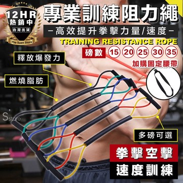 【🔥選手專用】拳擊阻力繩 拳擊 拳擊速度訓練 空擊阻力繩 泰拳散打 搏擊 泰拳 彈力帶 抗阻耐力 拳擊器材 阻力帶