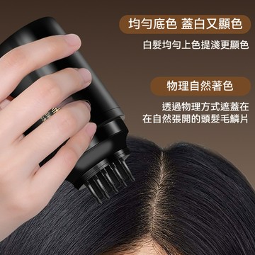 🔥臺灣出貨🔥BRH美髮筆帶齒梳 白髮遮蓋筆 染髮筆 白髮染髮神器 不傷頭皮 遮蓋白髮 不脫色 快速遮蓋白髮 一次性染髮筆