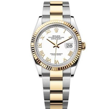 Rolex 勞力士126233 白羅馬面 版帶 36MM