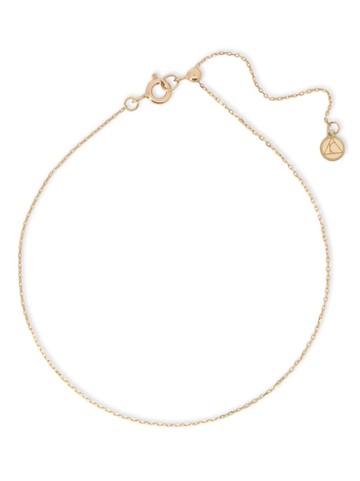 THE ALKEMISTRY - 18kt yellow gold Nude Shimmer chain anklet - women - 18kt Yellow Gold - One Size