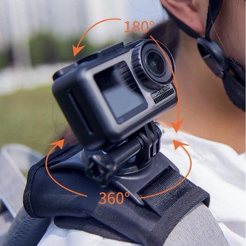 【新品上市】gopro  運動相機背包夾 肩帶扣胸前肩膀固定支架卡