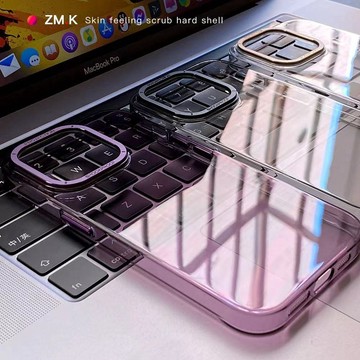 簡約手機殼 透明殼硬殼 高端鏡頭邊框 高級感 防摔保護殼 iPhone14 13 Pro Max i14 i13