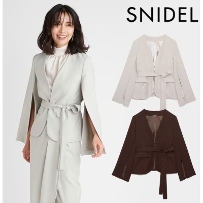 オシャレ SNIDEL スナイデル スリーブスリットジャケット - 通販 - www
