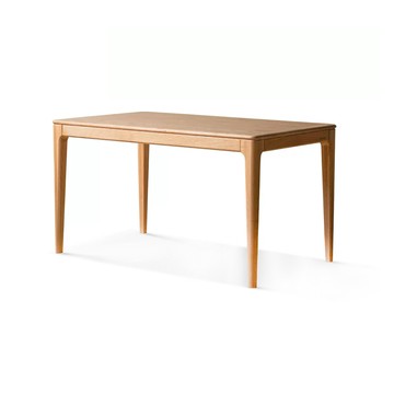 hoi! 源氏木語鹿特橡木原木色實木餐桌1.4M Y28R12