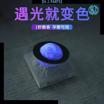 【臺灣出貨】蘇夏夢幻星球車載香薰擴香石夜光儀表臺發光擺件汽車中控臺擺件