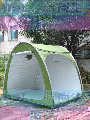 免運 可開發票 升級軍綠色4輛車加寬雙開門自行車帳篷,儲物帳篷單車棚摩托車帳篷
