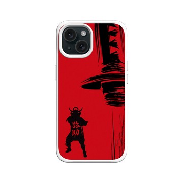 iPhone 15 SolidX 白 - Assassin's Creed - Assassin's Creed® Shadows - Yasuke silhouette