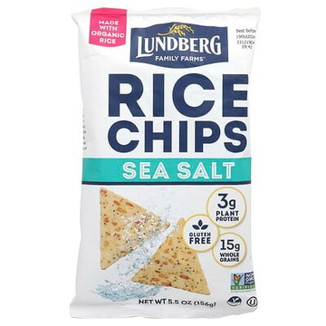 Lundberg, 香米脆，海鹽，5.5 盎司（156 克）