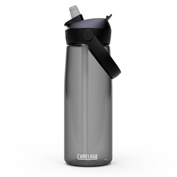 【墾趣】CAMELBAK 750ml Flip Straw多水吸管水瓶RENEW 炭黑