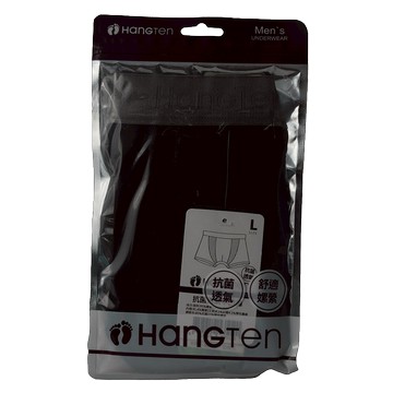 Hang ten抗菌透氣平口褲-L(顏色隨機出貨)