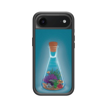 iPhone Air Mod NX -邊框背蓋組合 (相機按鈕) 黑 - MOLECULARTS - 海洋瓶