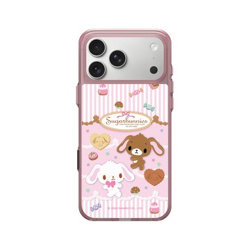 iPhone 17 Pro Max Clear (相機按鈕) 晶醺玫 - 三麗鷗-蜜糖邦尼 Sugarbunnies - 烘焙時間