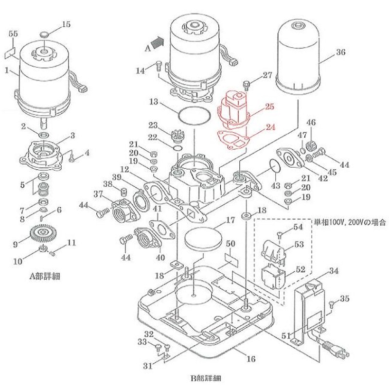 川本ポンプ カワエース N3-155SH 部品 ファインセンサー PSF-4-1.0K No.25 品番 6945-3911 ポンプ p1 |  LINEブランドカタログ