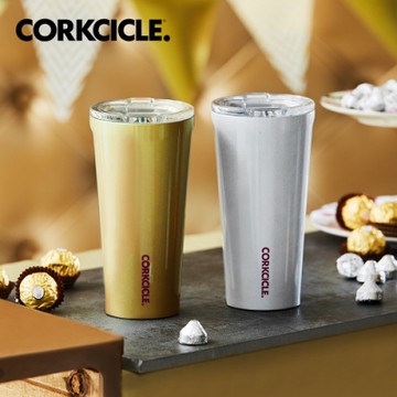 美國CORKCICLE Unicorn Magic系列三層真空寬口杯/保溫隨行杯470ml-香檳金