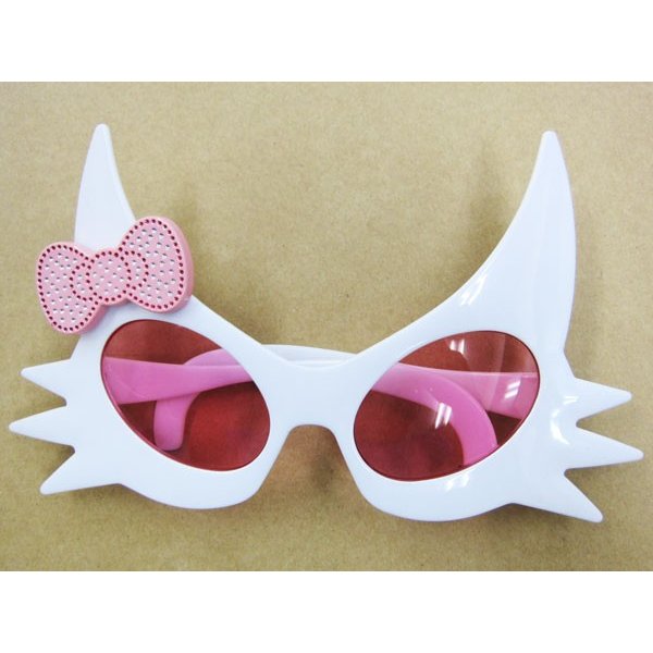 ホワイトキャットサングラス 白ねこ おもしろメガネ ハロウィン 仮装 グッズ 通販 Lineポイント最大get Lineショッピング
