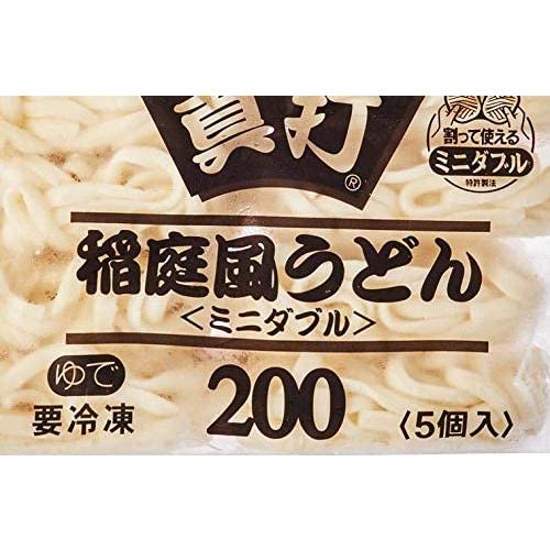 シマダヤ 冷凍うどん 稲庭風うどん 「真打」 200g×20食 業務用★