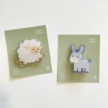 農場動物 動物別針 別針 胸針 徽章 胸章 小徽章