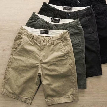 【臺灣出貨】夏季純棉短褲 輕盈透氣 薄款戶外休閒短褲男 日系風青年運動五分褲 寬鬆百搭中褲