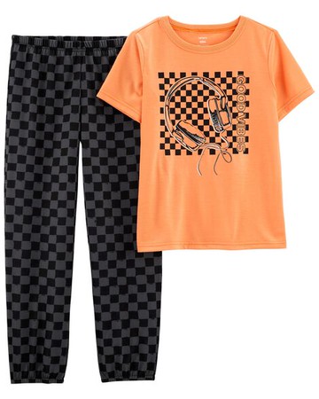 Kid 2-Piece Headphones Loose Fit PJs