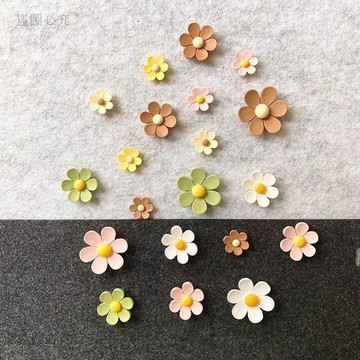 優質新品🗣️小花朵圖釘 ins風彩色按釘 創意可愛 軟木照片留言板 毛氈牆裝飾 辦公用固定神器 高顏值手帳素材30be