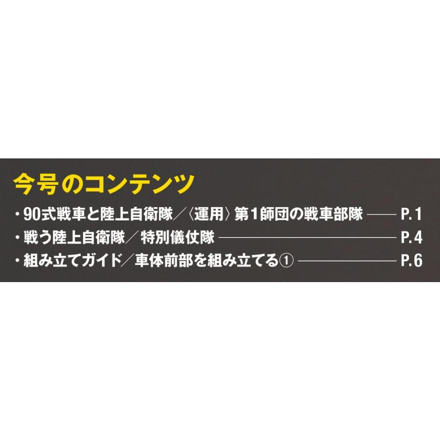 陸上自衛隊 90式戦車をつくる  第21号　デアゴスティーニ