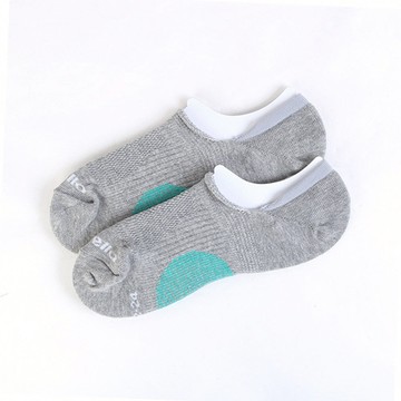 FootSpa足弓加強運動隱形襪-棉紗 - M灰綠
