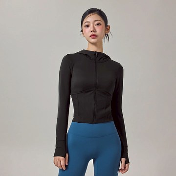 Soft羅紋指套連帽外套｜共3色｜XFK3JL1002