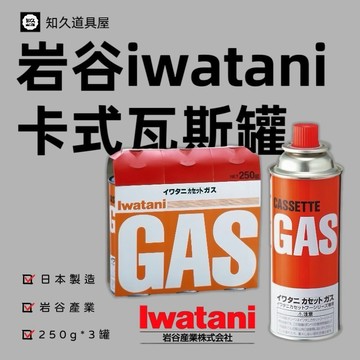 【知久道具屋】瓦斯罐 IWATANI岩谷 卡式爐用瓦斯罐 250g 卡式瓦斯罐 CB-250-OR