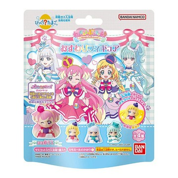 BANDAI 美妙寵物光之美少女坐姿篇入浴球 (2024)，含1個可愛的主角/搭檔角色坐姿小公仔，共4種，隨機發貨  75g  1顆