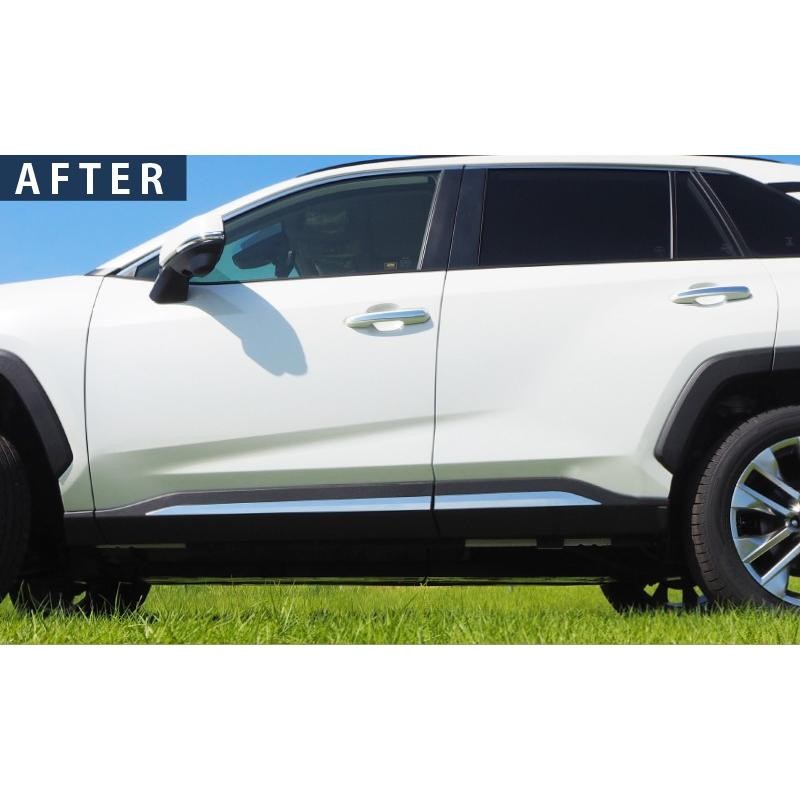 RAV4 50系 サイドガーニッシュ 鏡面仕上げ 4P 外装 カスタム パーツ 