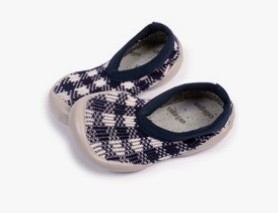 Collegien 法國鞋襪 平底藍白芭蕾